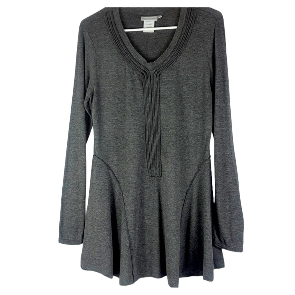 Soft Surroundings midi dress long sleeve fit/flare Sz XS